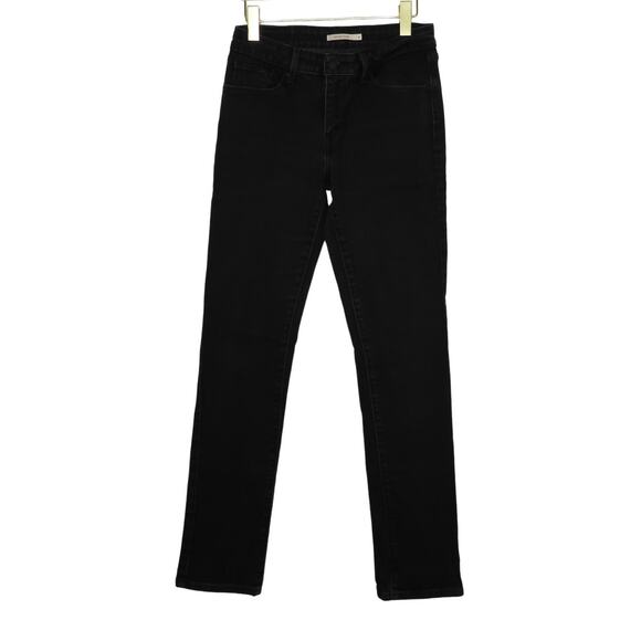 Revolve Levi's Mid Rise Skinny Jeans in Black Size 6 - Picture 6 of 11